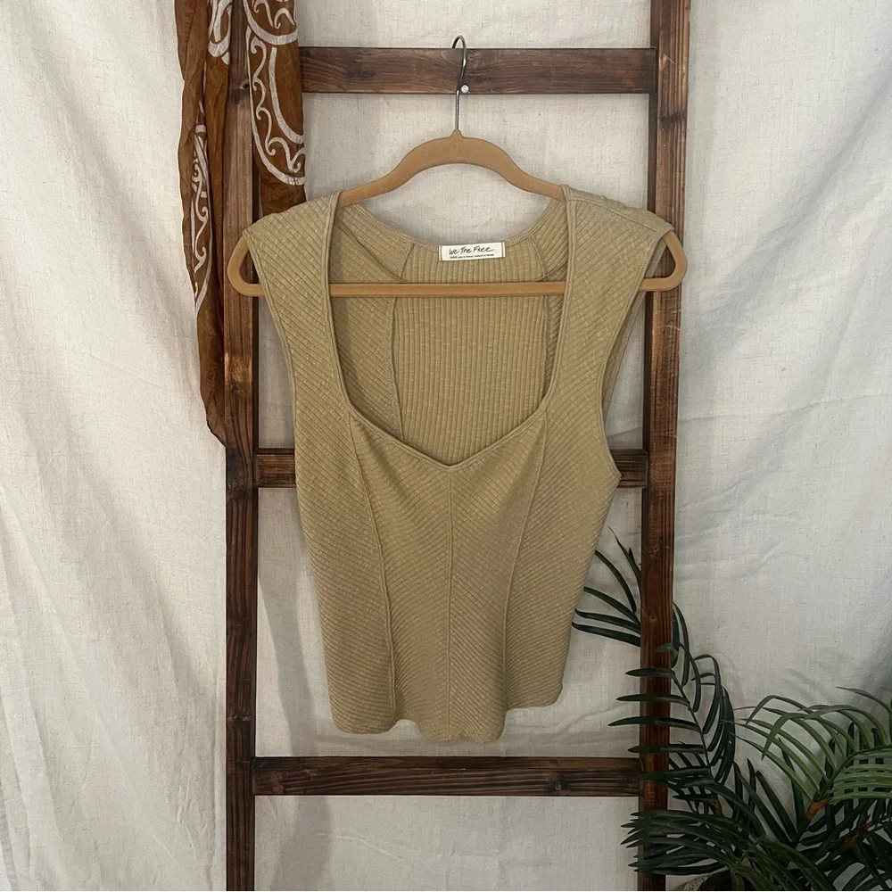 We The Free | Free People Boss Babe Women's Tank Top Size L - Picture 4 of 10